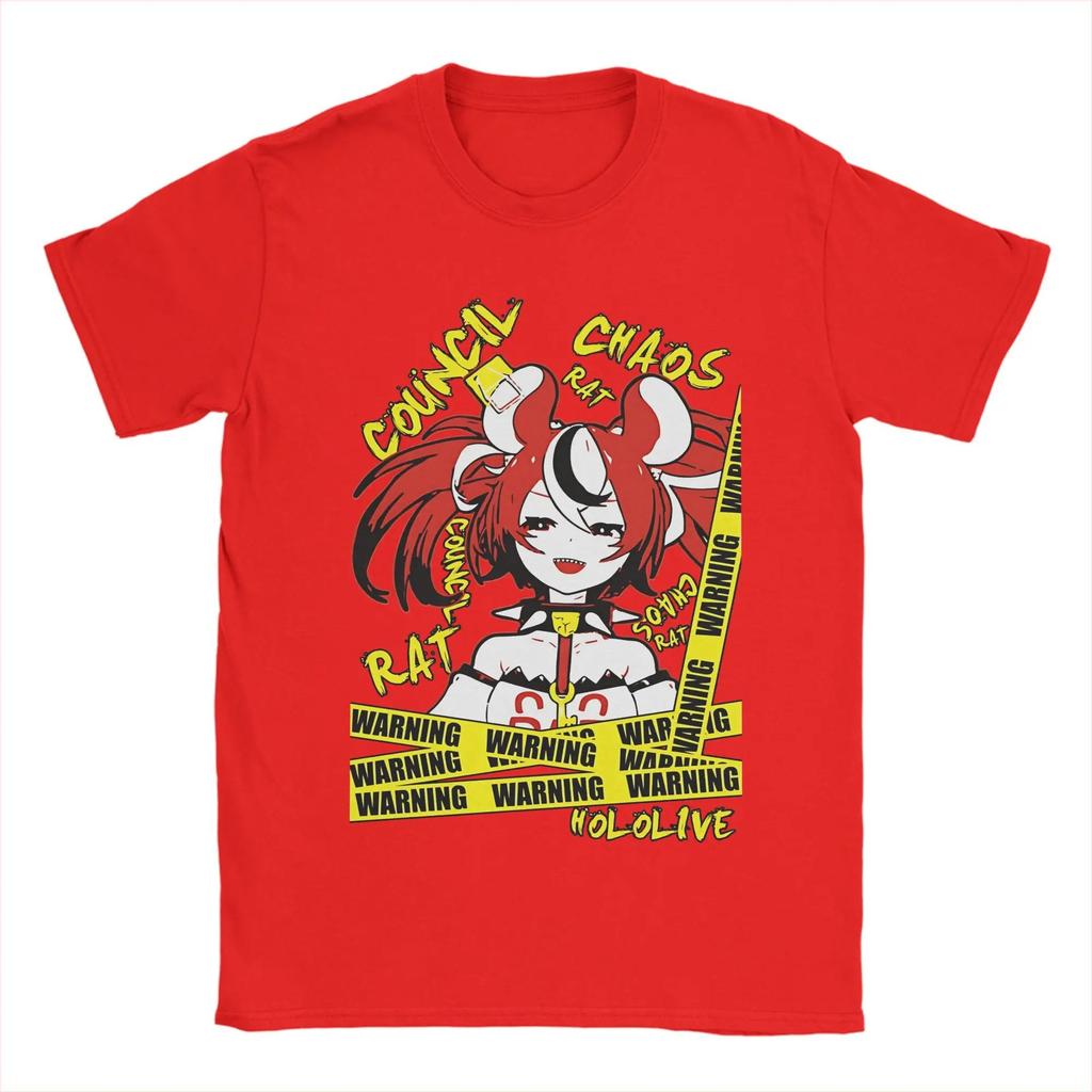 Hakos Baelz Hololive Council Graphic Printing Shirts High Quality Unisex Streetwear Trendy Cotton Classic Hot Product Classic