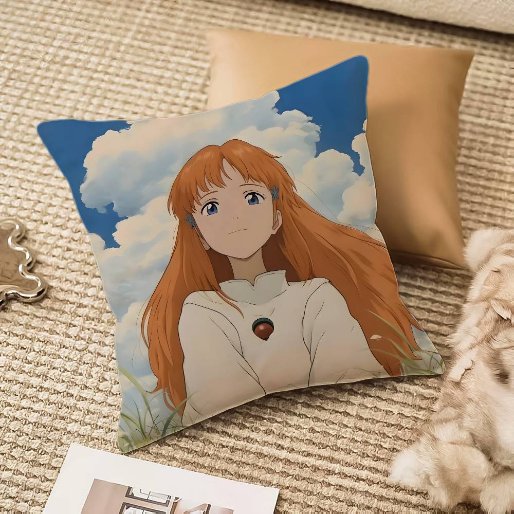 

Anime B-Bleach Pillow Case Anti-dustmite Invisible Zipper Sofa Bed 12x12Inch