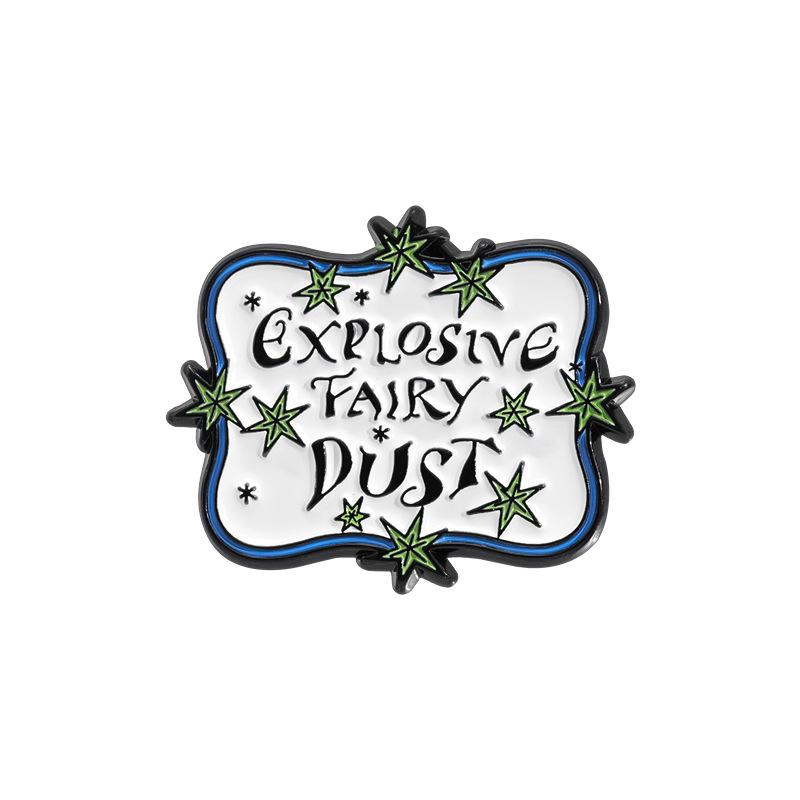 

Artistic Letter Sign Brooch Featuring Fun Cartoon Characters For Fashion Expressive