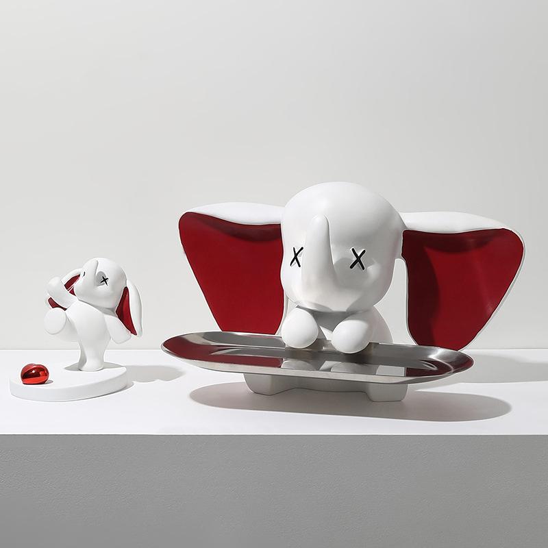 

Креативный легкий роскошный держатель для мобильного телефона Dumbo, настольные украшения, офисные штучки, милые ценные подарки