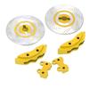 2pcs RC Brake Disc RC Simulation Aluminum Wheel Brake Discs for TRAXXAS TRX4 TRX6Yellow