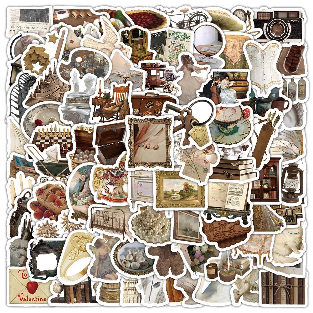 100 High-End Graffiti Stickers: DIY Creative Waterproof Sealing for Notebooks & Memos