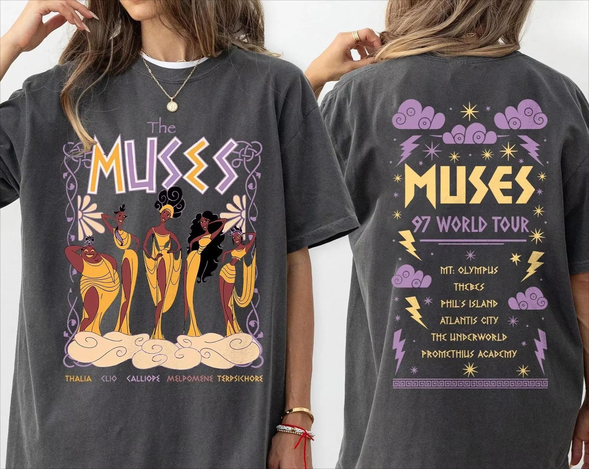 Hercules Muse Goddess Tshirt Hercules Muse Goddess Concert Retro Tshirt S
