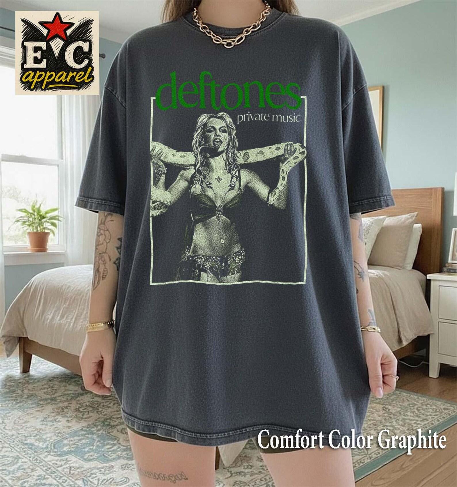 Comfort Colors® 1717 Vintage Deftones Parody Band , 90s band Shirt, Grunge Music, Cute shirts, Trendy Shirts, Goth shirts DF002 L
