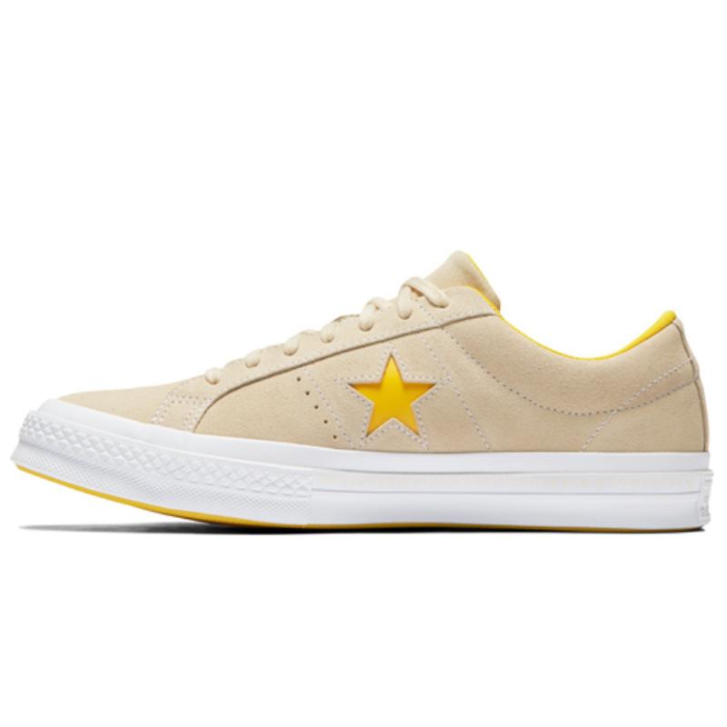 

Converse Кеды One Star Series O с низким верхом из парусины, унисекс, светло-коричневые с желтым 35