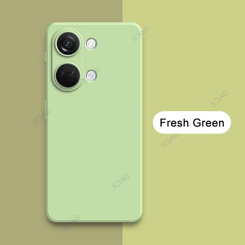 For OnePlus Nord 3 5G Full Protective Square Liquid Silicone Phone Case Back Cover One Plus Nord3 Luxury Soft Double Liner Shell