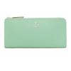 LANVIN En Bleu Luxembourg Large Zipper Long Wallet Wallet with Bill Compartment and Card Large Mint [New Color] Slots, Capacity, Women's, 480112,