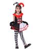 Wszechstronna spódniczka klauna dla dziewczynki na Halloween i bal przebierańców