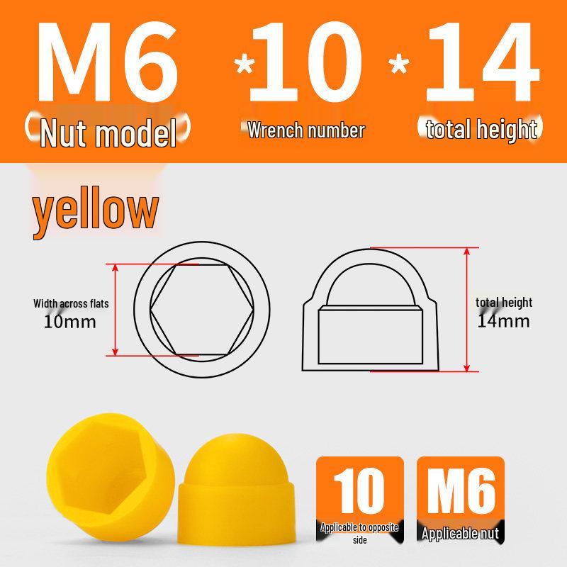 

Plastic Hex Nut Thread Protective Cap