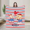 Duffy Bear & Friends ShellieMay Blanket Cartoon StellaLou Gelatoni Flannel Funny Warm Throw Blanket for Home  Winter