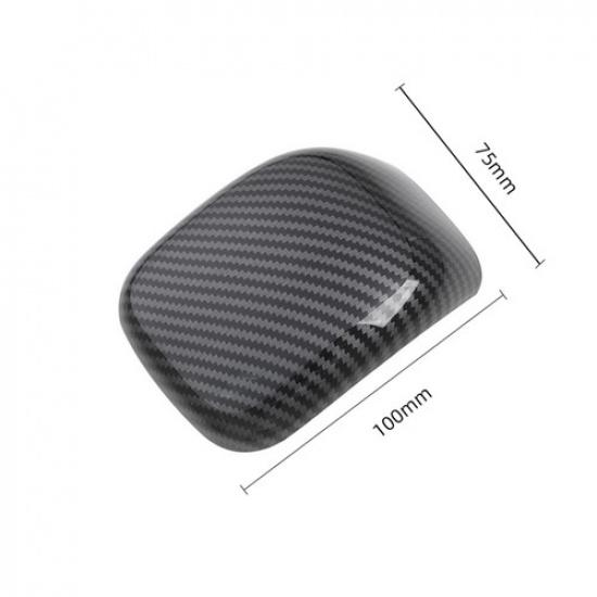 Carbon Fiber ABS Gear Shift Knob Head Cover Trim For Mercedes Benz A-Class