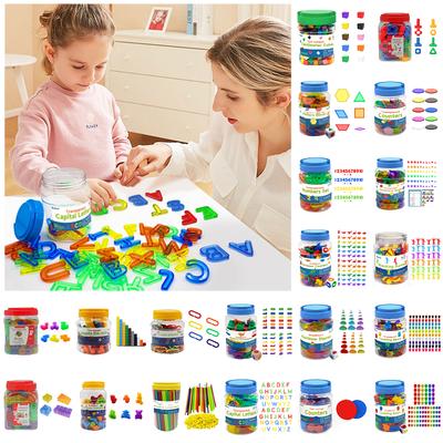 Dětský montessori světelný stůl Příslušenství Vzdělávací hračky Fara Senzorická aktivita Písmena Geometrie Počítání Vzdělávací zdroje Hračky