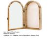 DIY Wooden Photo Frame Artificial Bouquent Wedding Souvenirs Display Oval Frame Picture Holder Home