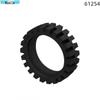 Compatible Tire 24x7mm for LEGO 61254 MOC Small Particle Building Blocks Car Accessories