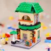 LOZ 1608 City Street Coffee Drink Tea Bread Shop Store Architecture DIY Mini Blocks Bricks Building Toy for Children Gift No Box