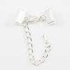 10Pcs Ribbon Leather Cord End Fastener Clasps Extender Chain Lobster Clasps Connectors For Jewelry Making Diy Bracelet Findings