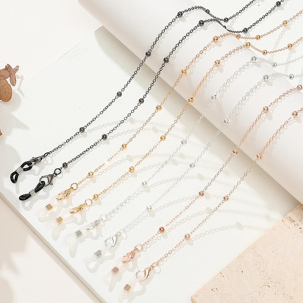 Fashion Glasses Beaded Glasses Chain For Women Summer Daisy Flower Beads Hangs Mask Strap Handmade Necklace Sunglasses Lanyard