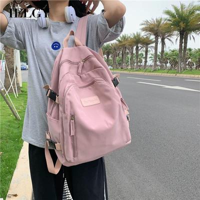 Soft Surface Comfortable Large Capacity Backpack Female Harajuku Style Travel