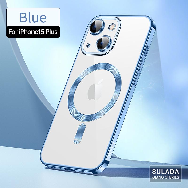 Case for Magsafe Mag Safe Iphone 15 Pro Max 14 Plus 13 12 11 X Xs Xr Se 2020 2022 8 15Pro Camera Lens Protector Protection Cover Phone Accessories