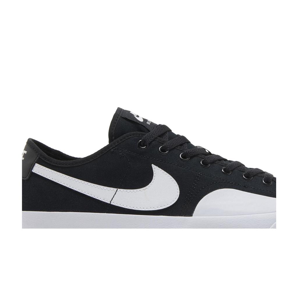 Nike Blazer Court SB 'Black White' (Unisex) Black / Black / Gum Light Brown / White Skateboard Shoes CV1658 002