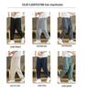 2024 Summer Men's Korean Style Casual Cotton Linen Pants: Loose, Straight-Leg, Chinese Style Cropped Trousers