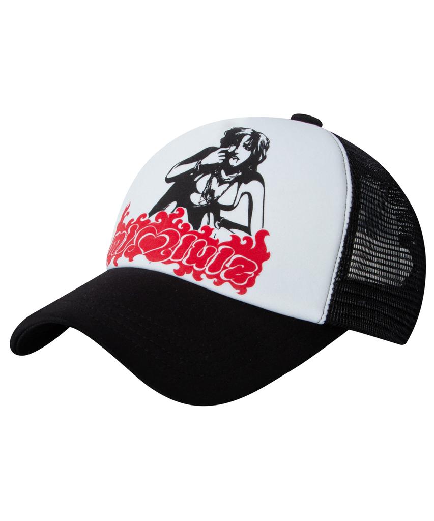 MISSLULZ Tease-Ya Mesh Cap Black