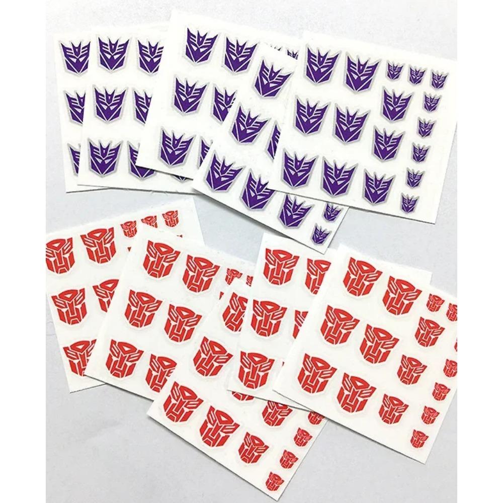 Decepticons Autobots G1 Çıkartmaları 45+ Sembol Çıkartma Özel Kendin Yap Sahne Aksesuarları Dekorasyon Araba Çıkartması