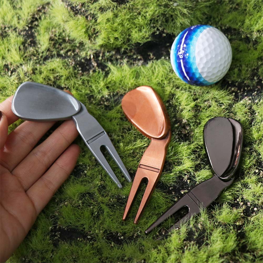 Spacecraft Golf Ball Fork Magnetic Golf Ball Marker Golf Accessories Divot Fork  Bottle Opener