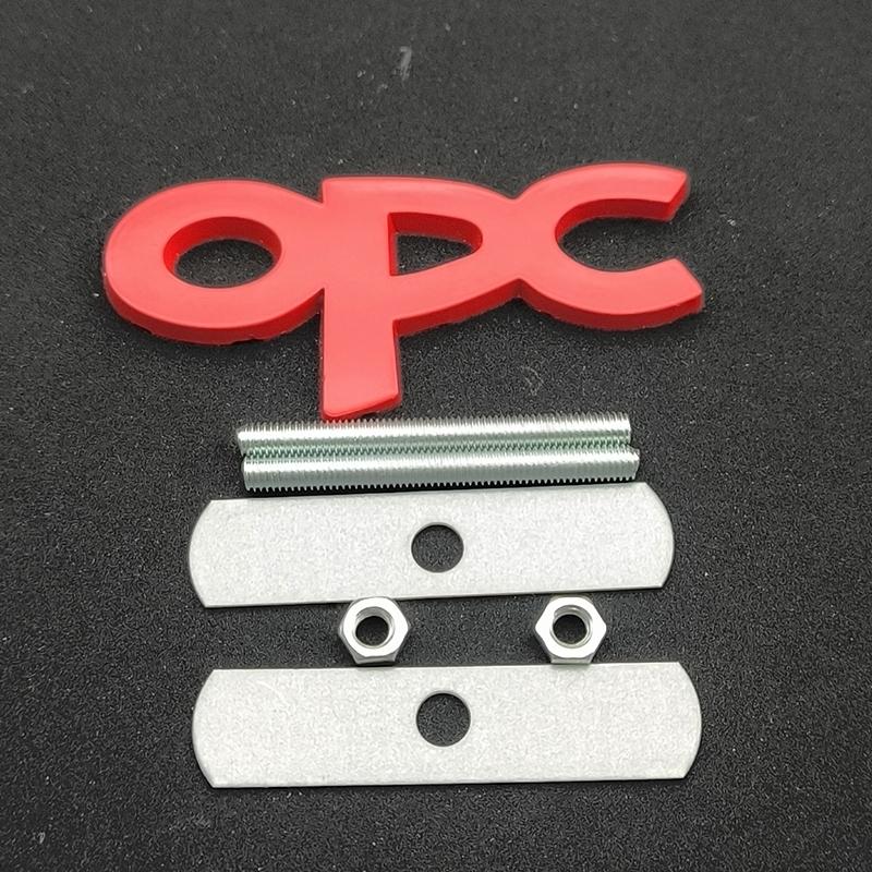 3D Metal Logo OPC Car Grille Emblem Badge Rear Sticker For Opel Astra G H J K Corsa D Zafira B Insignia Mokka Regal Accessories