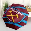 1 PC Automatic Folding Umbrella - West Ham Pattern Portable Foldable Design With 8 Ribs Christmas Birthday Gifts