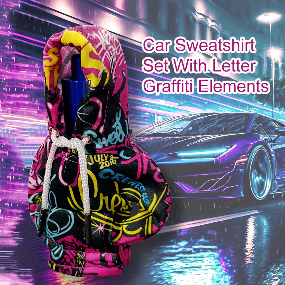 Car Gear Shift & Handbrake Knob Protective Cover – Decorative Hooded Design