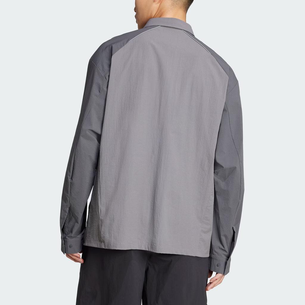 adidas Terrex Xploric Aeroready Shirt Outdoor Sun Protection UPF 50+ Quick-Dry Cool Sports Long Sleeve Shirt Men Shirts Dark-Gray Gray KA3281