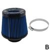 76MM 3 Inch Car Air Filters Vent Filter High Flow Kit Mesh Cone Engine Protector Replacement Auto Accessories Universal