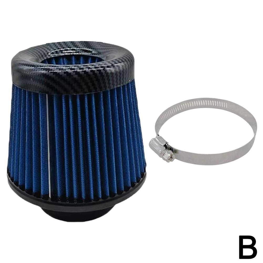 76MM 3 Inch Car Air Filters Vent Filter High Flow Kit Mesh Cone Engine Protector Replacement Auto Accessories Universal