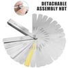Feeler Gauge Set Stainless Steel Double Marked for Precise Measurement in Multiple Fields Engineering and Vehicle Repair