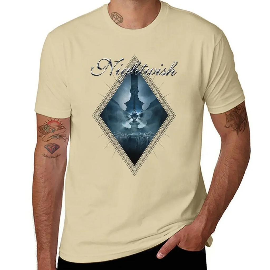 Dark Passion Play (Album Cover Nightwish Logo) Tshirt Animal Prinfor Boys Summer Top Customs Tshirts For Unisex Cotton