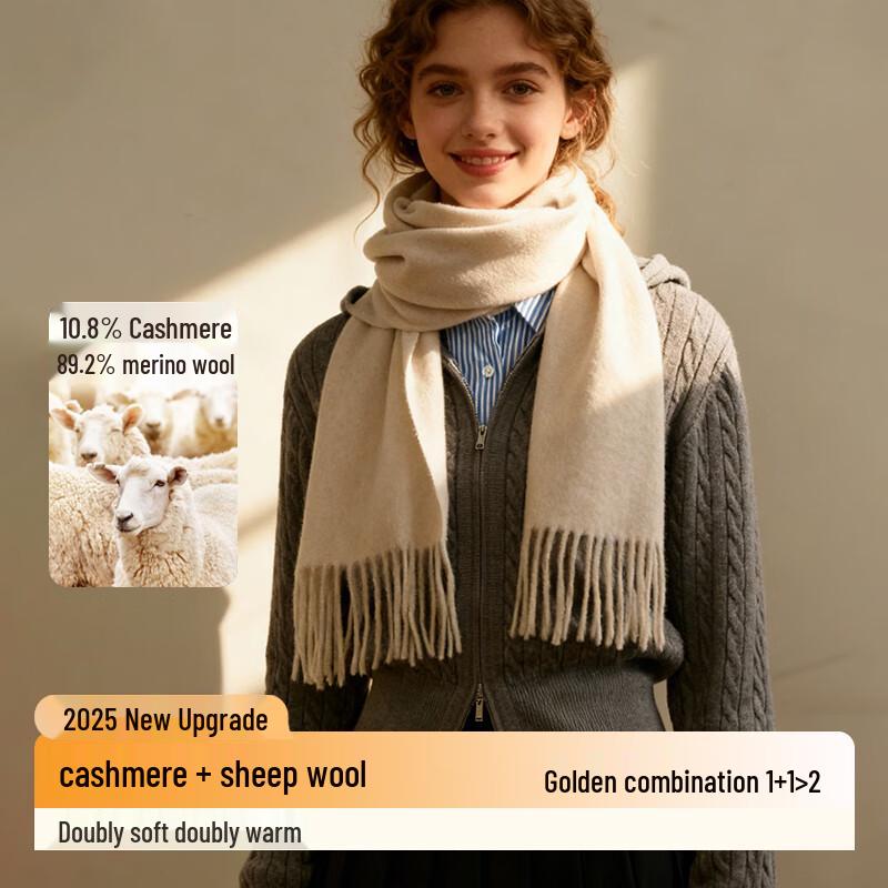 TOEARTH 2025 Cashmere Wool Scarf