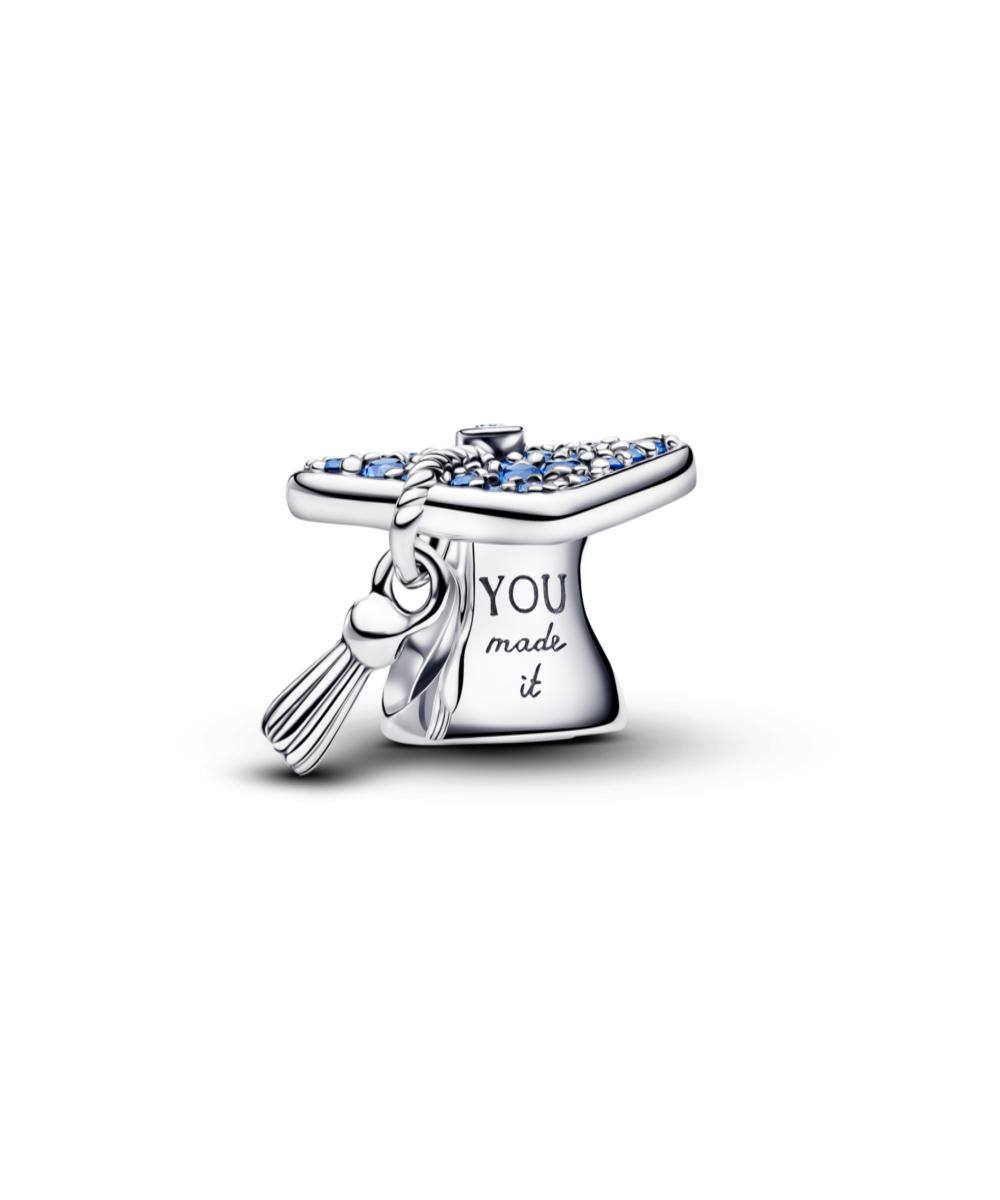 Pandora Sparkling Blue 2026 Graduation Cap