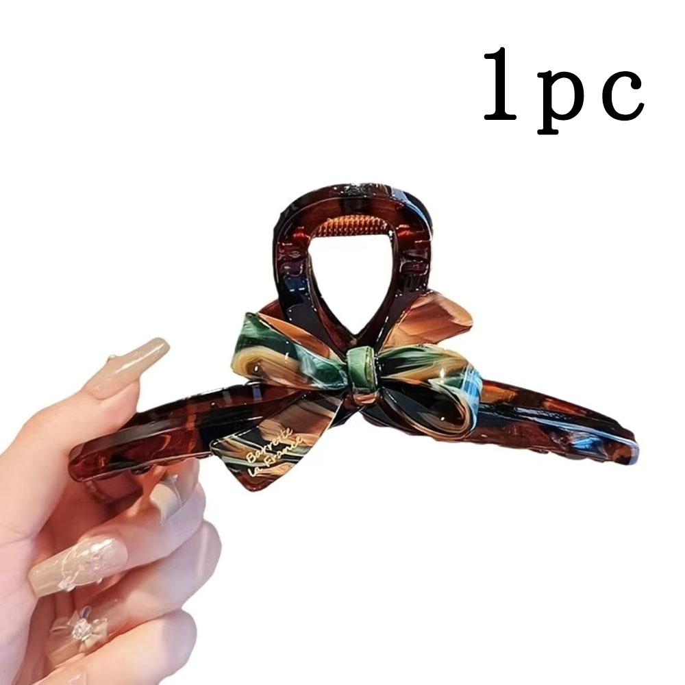

1 шт. Зажим для масляной живописи с бантом, акриловый зажим с высококлассным темпераментом на затылке,