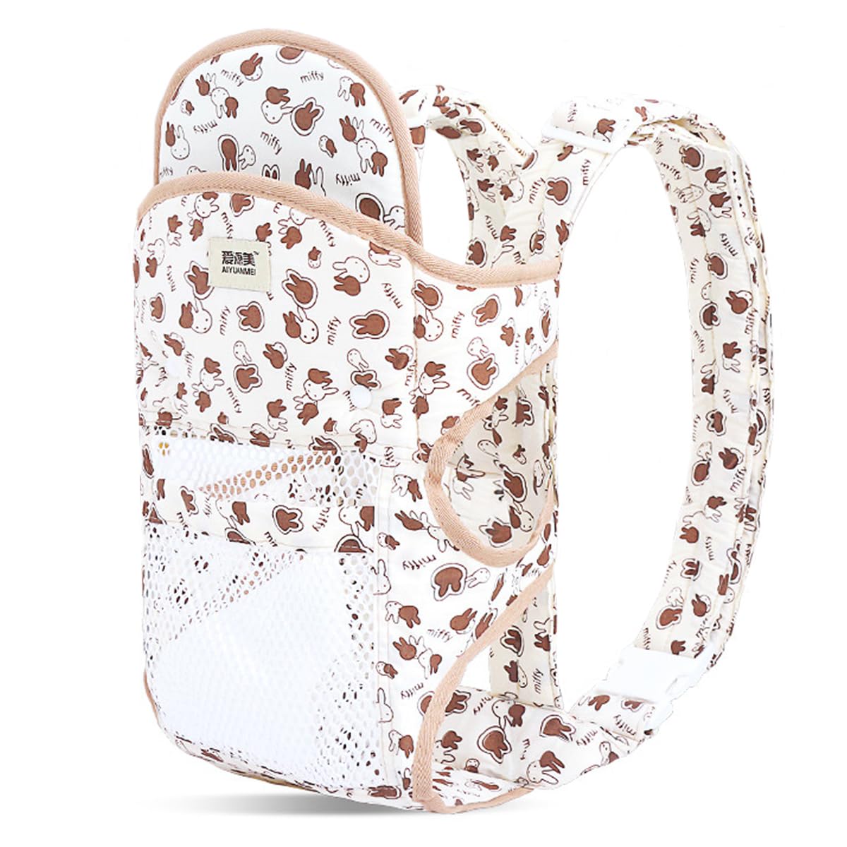 

MAQKON Мягкий детский слинг для новорожденных и сетчатый детский, подходит для новорожденных до легкий и подходит как для мам, так и для ребенка, подарок, слинг 4-в-1, серый