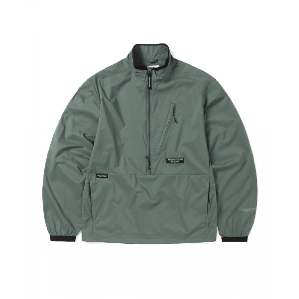 Thisisneverthat Pertex  Qa Half Zip Pullover Sage S