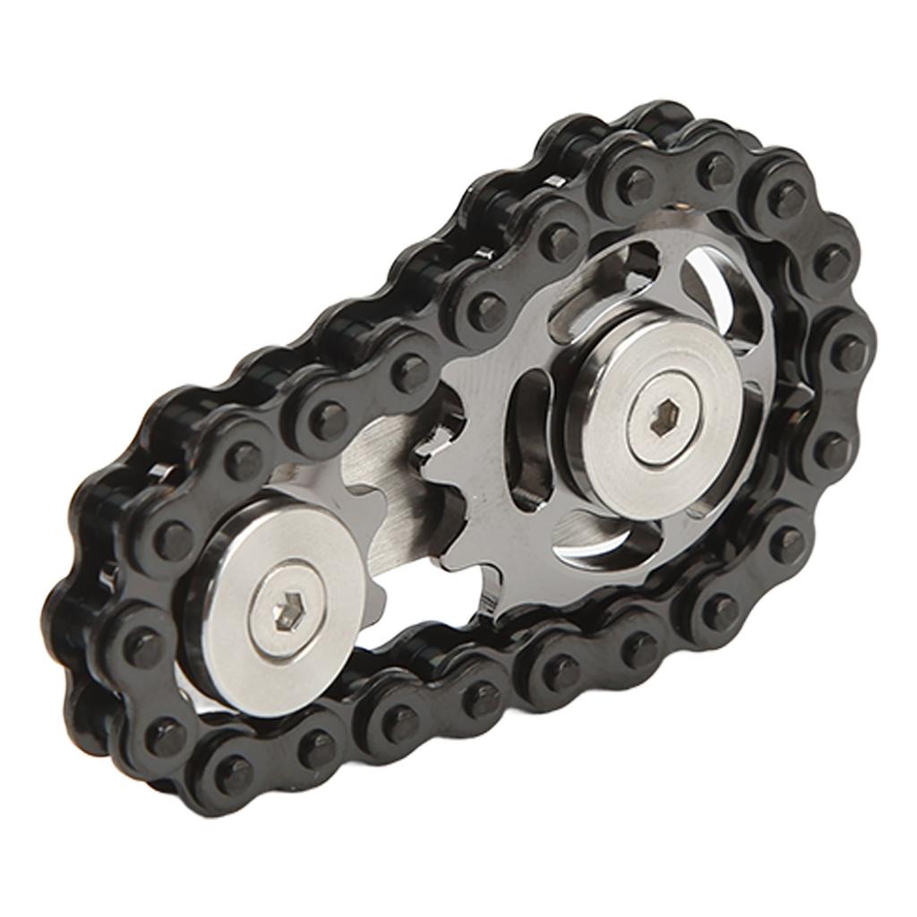 Detachable Fingertips Chains Sprockets Toys Stress Relief Stainless Steel Sensory Fingertips Bike