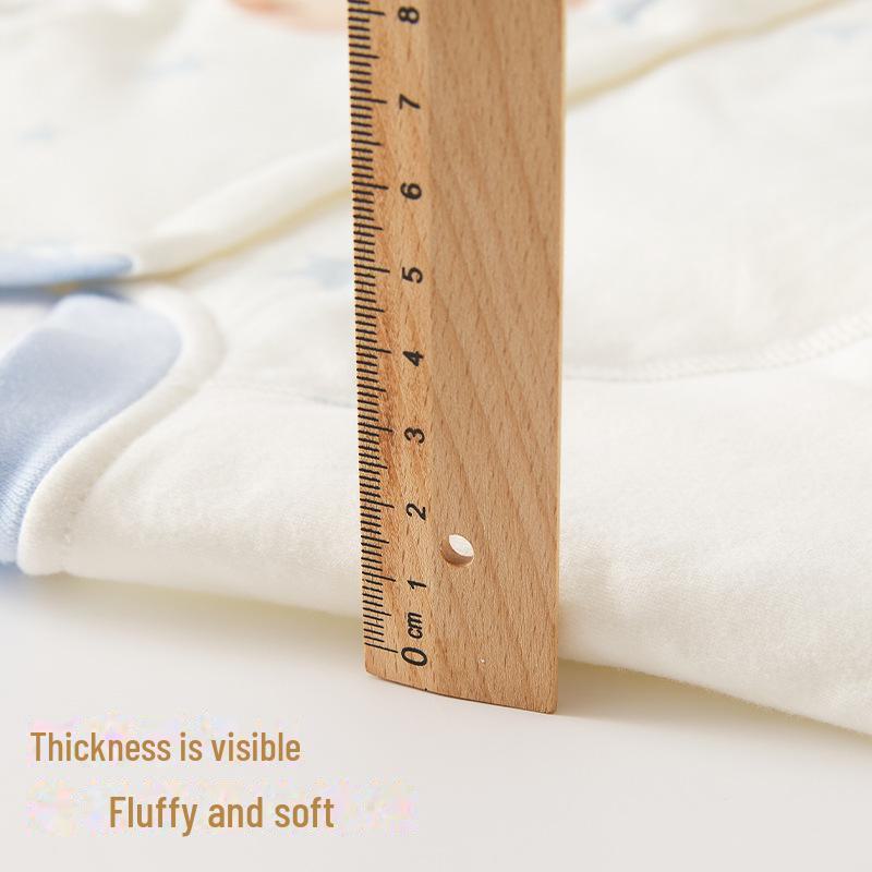 Newborn Quilted Cotton Jumpsuit: Spring/Autumn Padded Pajamas & Crawling Outfit