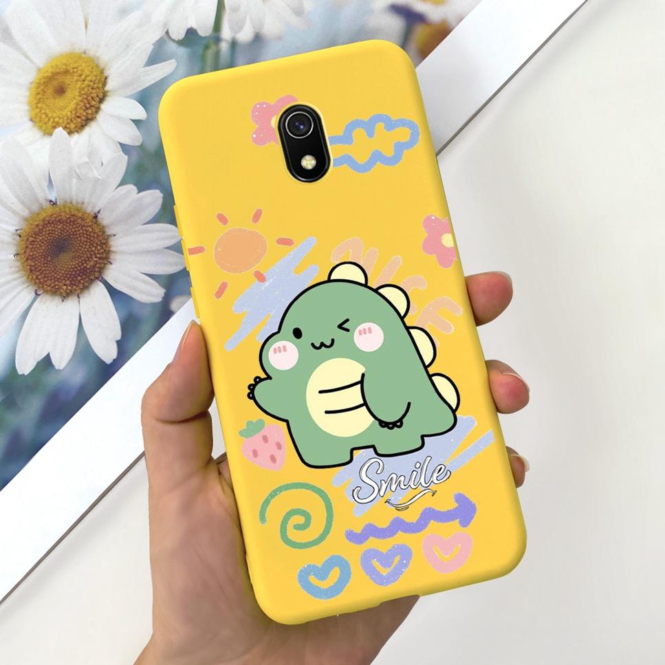 Cover For Xiaomi Redmi 8A Case Cartoon Dinosaur Astronaut Soft Silicone Cover For Xiaomi Redmi8A 8 A 8a 6.22" Phone Case Fundas
