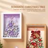 Christmas Tree Photo Frame BuildingBlocks, Small ParticleAssembly Toys, Light 3d Painting Ornaments, Christmas Handmade Diy Gifts