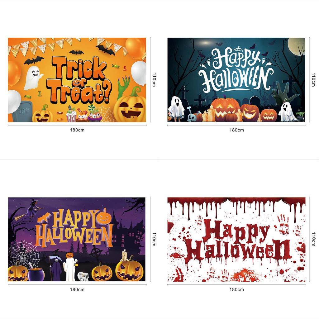 High-quality Polyester Halloween Banner For Spooky Party Decor