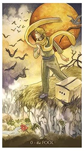 Kancharo 78-Card Tarot Card Set (Tarot of the Little Prince) with Japanese Tarot Card Instructions and Pouch (Authentic)