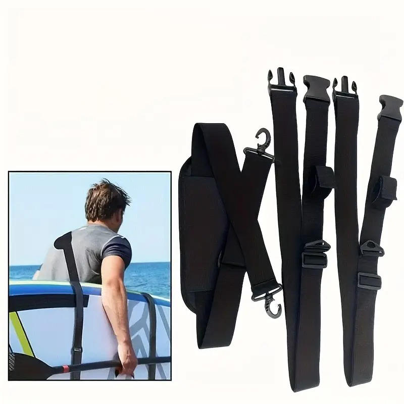 1Set Surfboard Carry Strap Adjustable Surfboard Carry Strap Durable Shoulder Sling for Paddle Boards Secure & Portable Design Straps