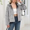 Women's Autumn/winter Lamb Cardigan Hooded Zipper Fleece Casual Coat