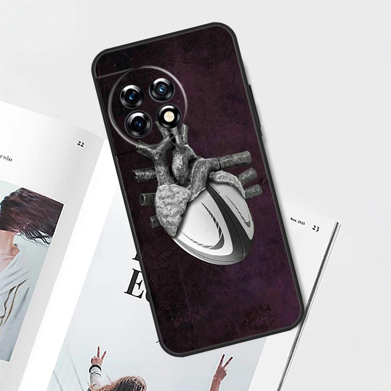 Rugby Football Sport Case For OnePlus 12 11 10 9 Pro 9R 10R 12R 10T OnePlus Nord 3 2T CE 2 Lite N20 N10 Cover